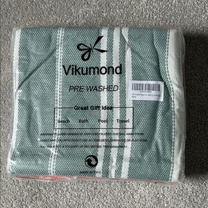 🔥🆕🔥 Vikumond Pre-Washed Turkish Towels - Set of 4 - 100% Cotton